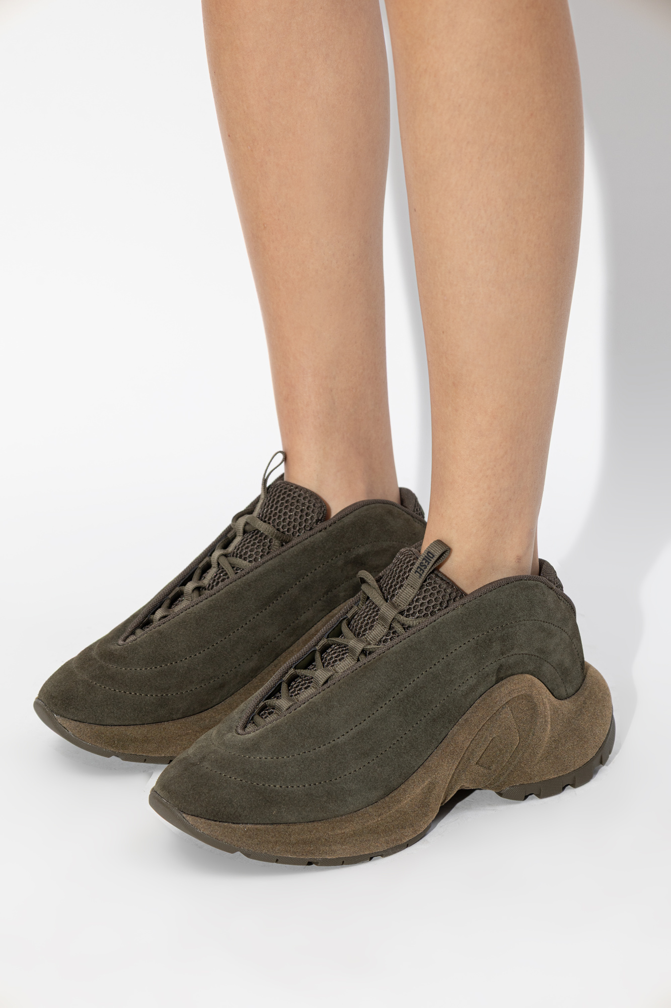 Green 'S-D-RUNNER X' sports shoes Diesel - Vitkac GB